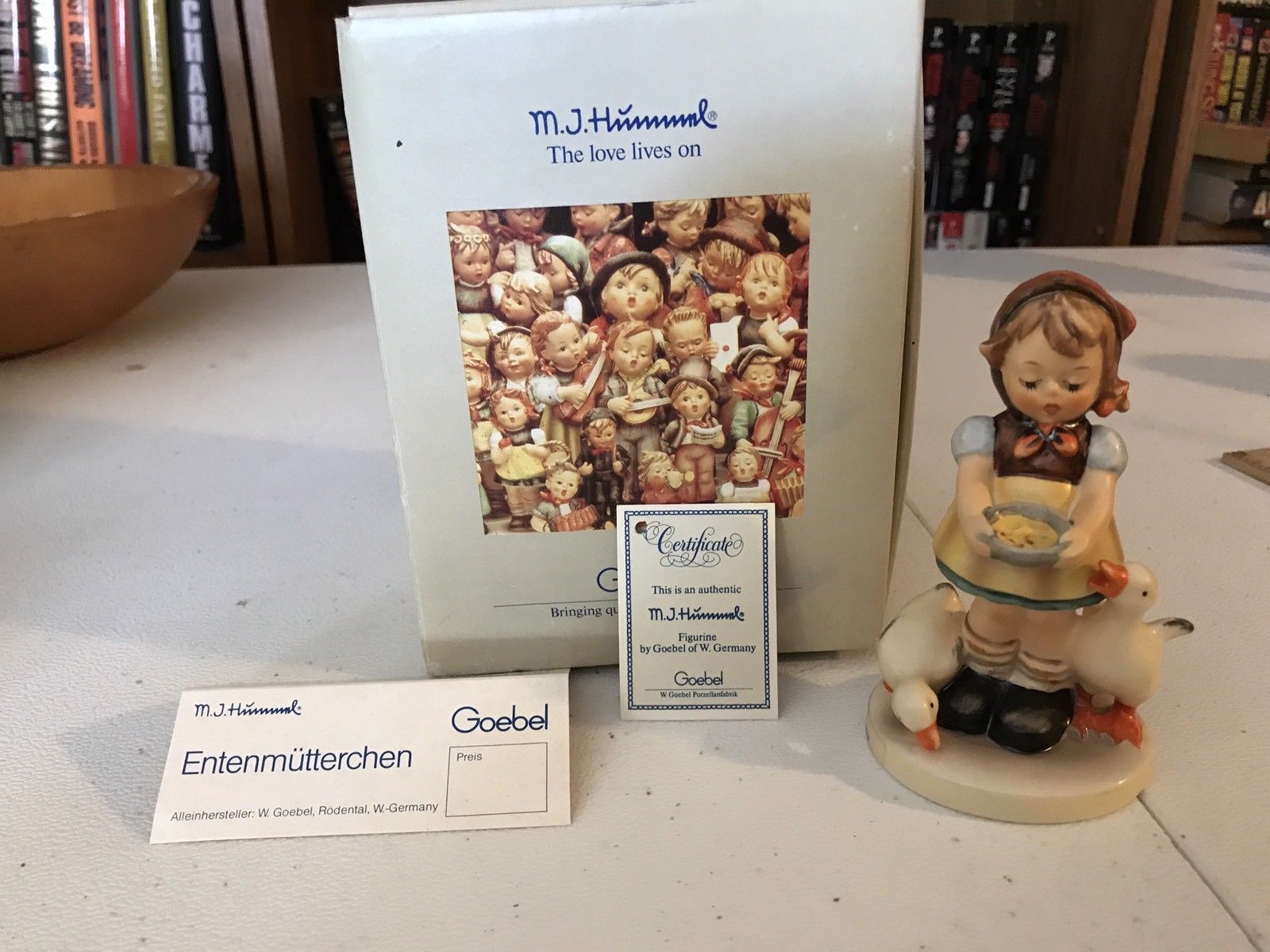 Vintage Goebel Hummel Figurine "Be Patient" 197 2/0 TMK6 W/Box And COA