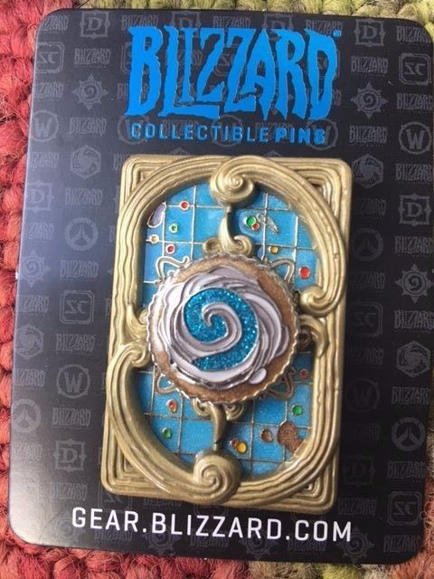 (2) Blizzard Hearthstone Fireside Gathering pins 2016 2017 - BLIZZCON - CUPCAKE