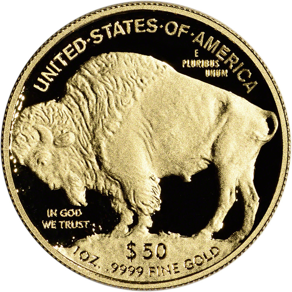 2016-W American Gold Buffalo Proof (1 oz) $50 - NGC PF70 Early Releases Bison