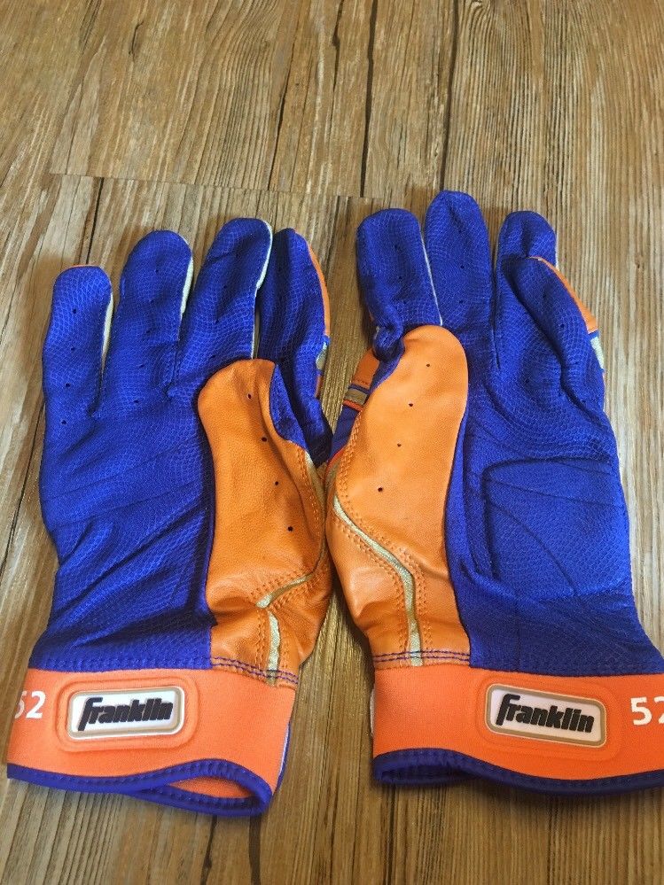 Yoenis Cespedes All Star 2016 New York Mets Batting Gloves Franklin Issued MLB