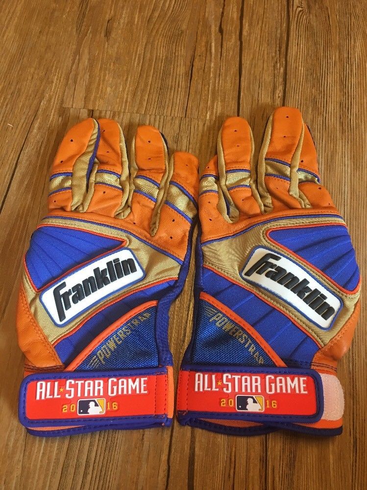 Yoenis Cespedes All Star 2016 New York Mets Batting Gloves Franklin Issued MLB