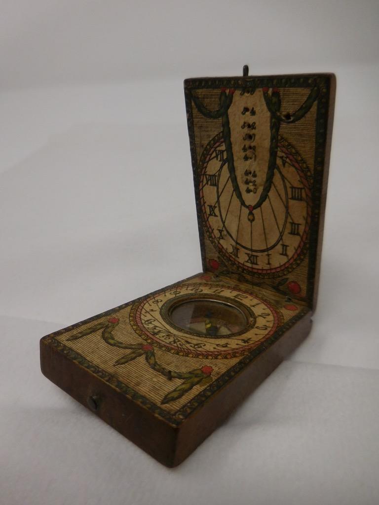 Antique 19th Century Compass with Sundial