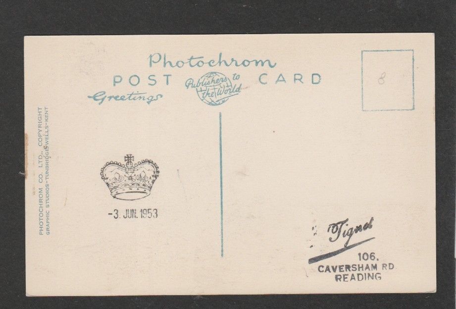 GB 1953 Coronation Maximum Card