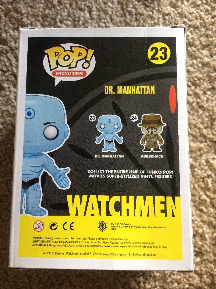 Funko Pop Vinyl Figure Watchmen Dr. Manhattan NIB Rare Vaulted