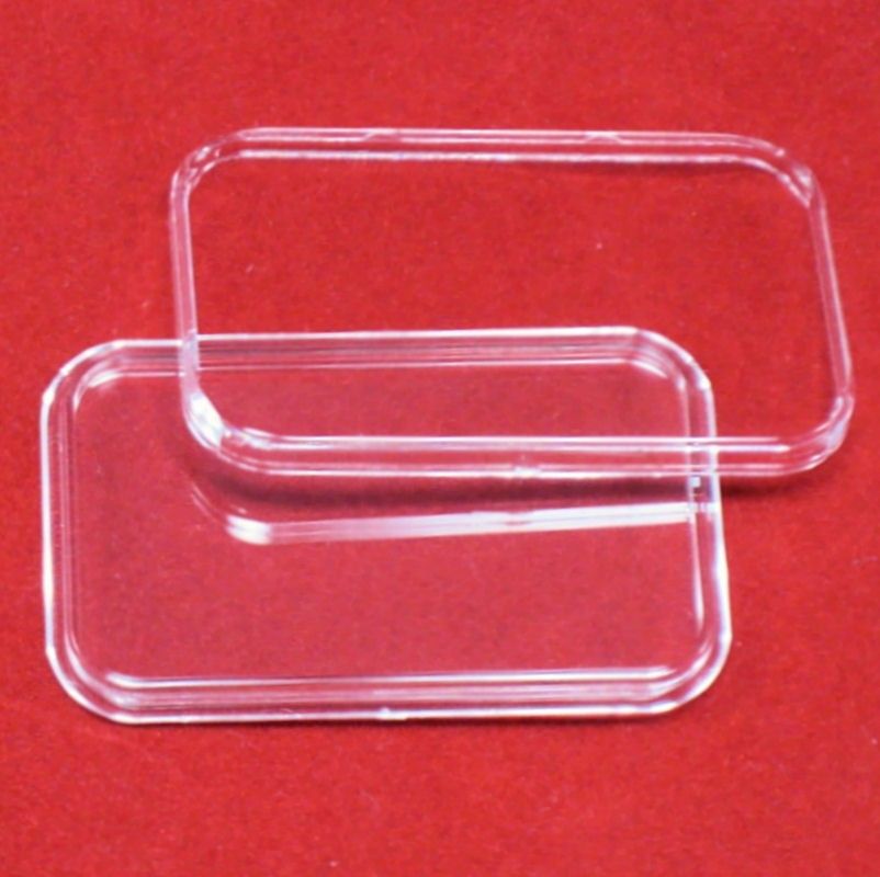 20 Air-Tite 1 oz Silver Bar Direct Fit Bar Holder Capsules