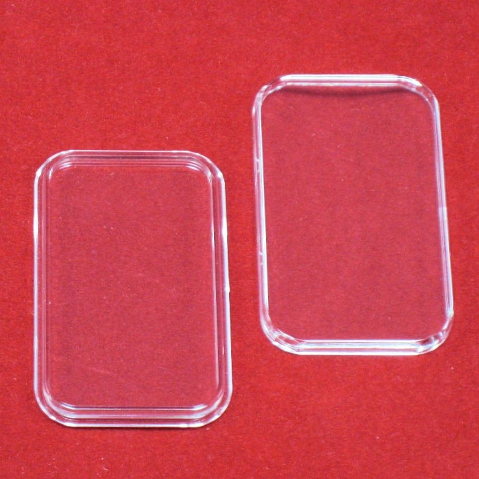 20 Air-Tite 1 oz Silver Bar Direct Fit Bar Holder Capsules