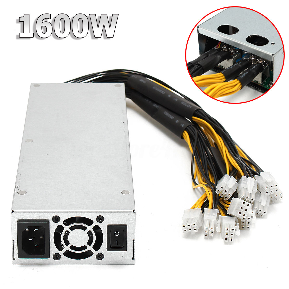 1600W Mining Machine Power Supply For Bitcoin Miner Antminer S7 S9