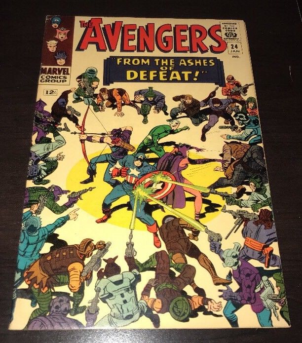 The Avengers #24 HIGH GRADE Stan Lee Kang App. Marvel Silver Age Comic