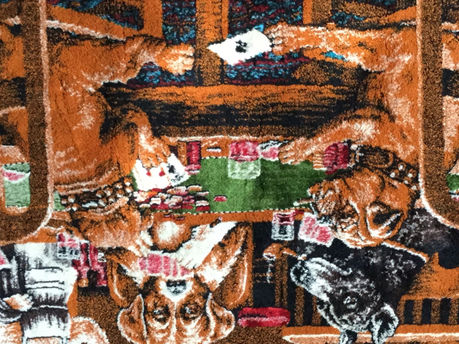 Dogs Playing Poker Tapestry,