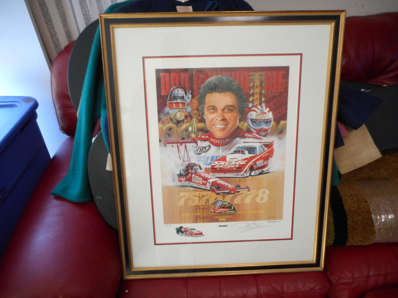 DON "THE SNAKE" PRUDHOMME LITHOGRAPH, 1 0F 25 REMARQUED PRINTS, COA