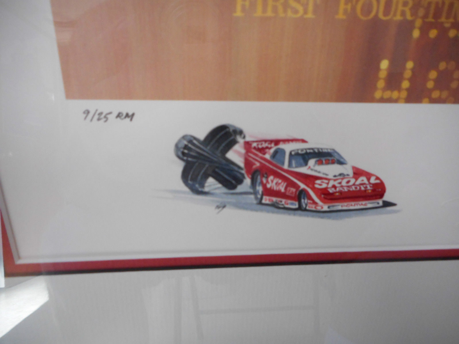 DON "THE SNAKE" PRUDHOMME LITHOGRAPH, 1 0F 25 REMARQUED PRINTS, COA