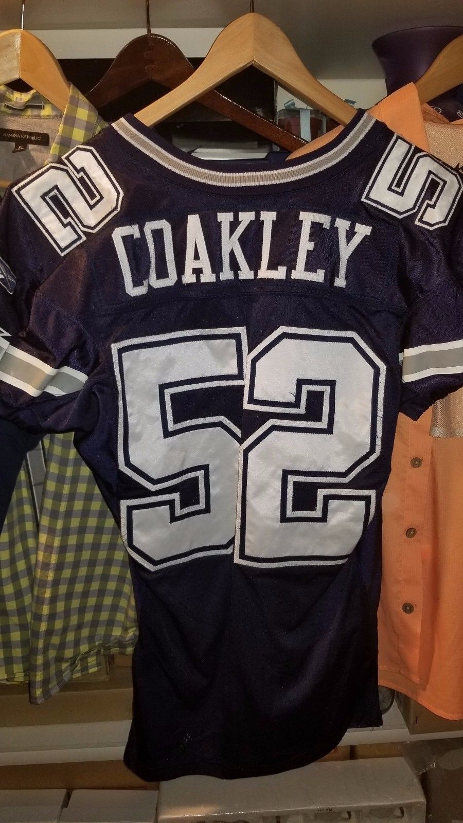Dexter Coakley Dallas Cowboys Game Used Worn Jersey Size 48 Reebok Tag 04-48