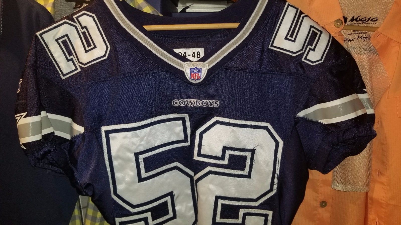 Dexter Coakley Dallas Cowboys Game Used Worn Jersey Size 48 Reebok Tag 04-48