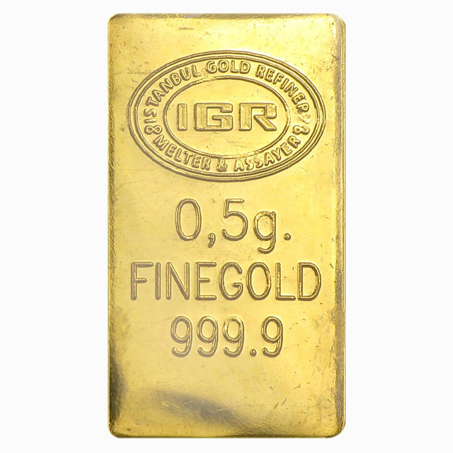 Merry Christmas 1/2 gram Istanbul Gold Refinery (IGR) Bar .9999 (In Assay)