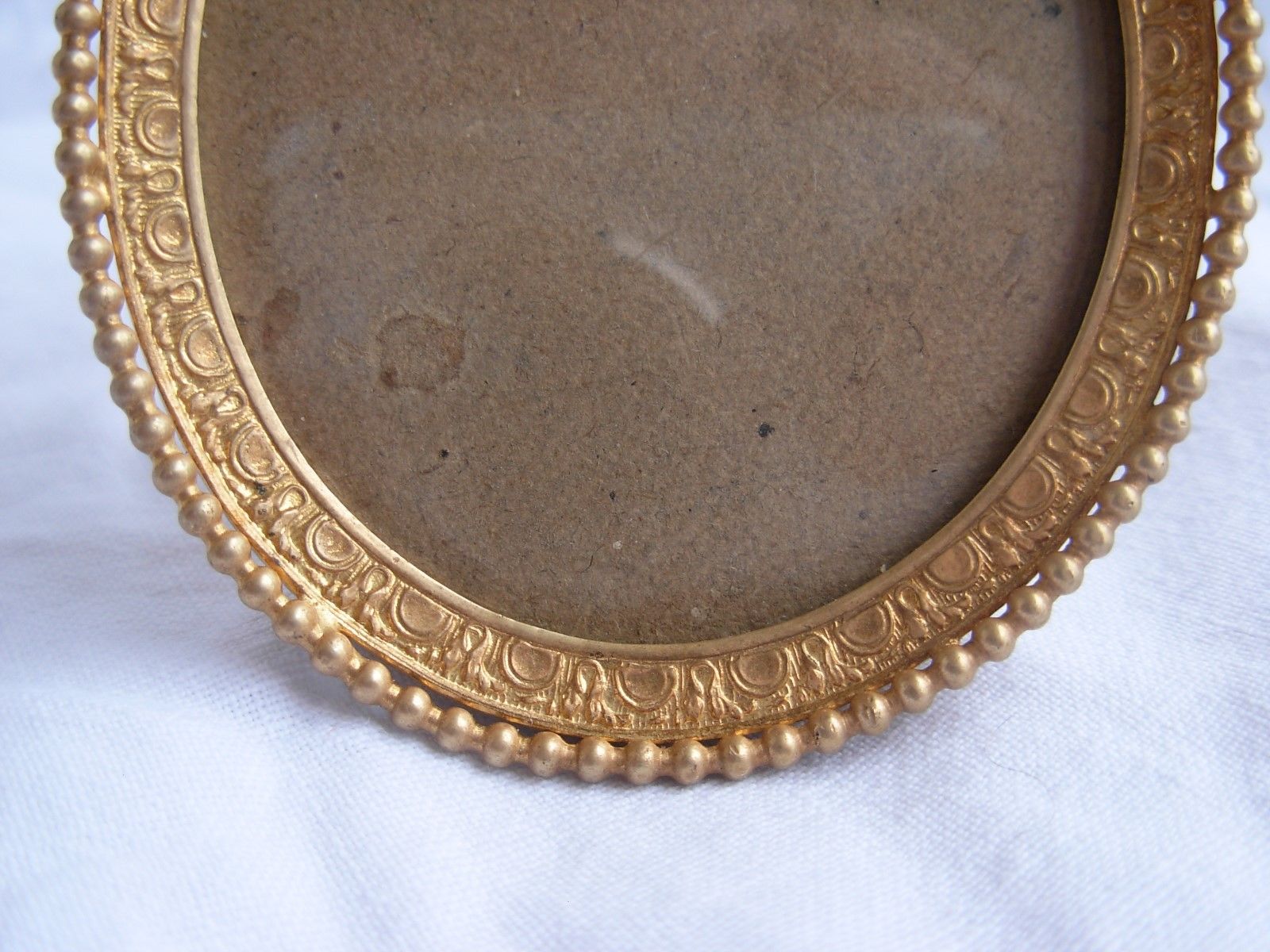 ANTIQUE FRENCH GILT BRASS PHOTO FRAME,LATE 19th CENTURY.