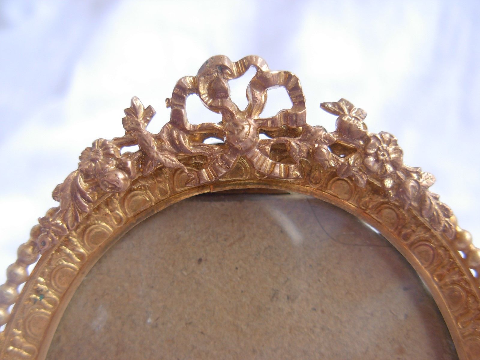 ANTIQUE FRENCH GILT BRASS PHOTO FRAME,LATE 19th CENTURY.