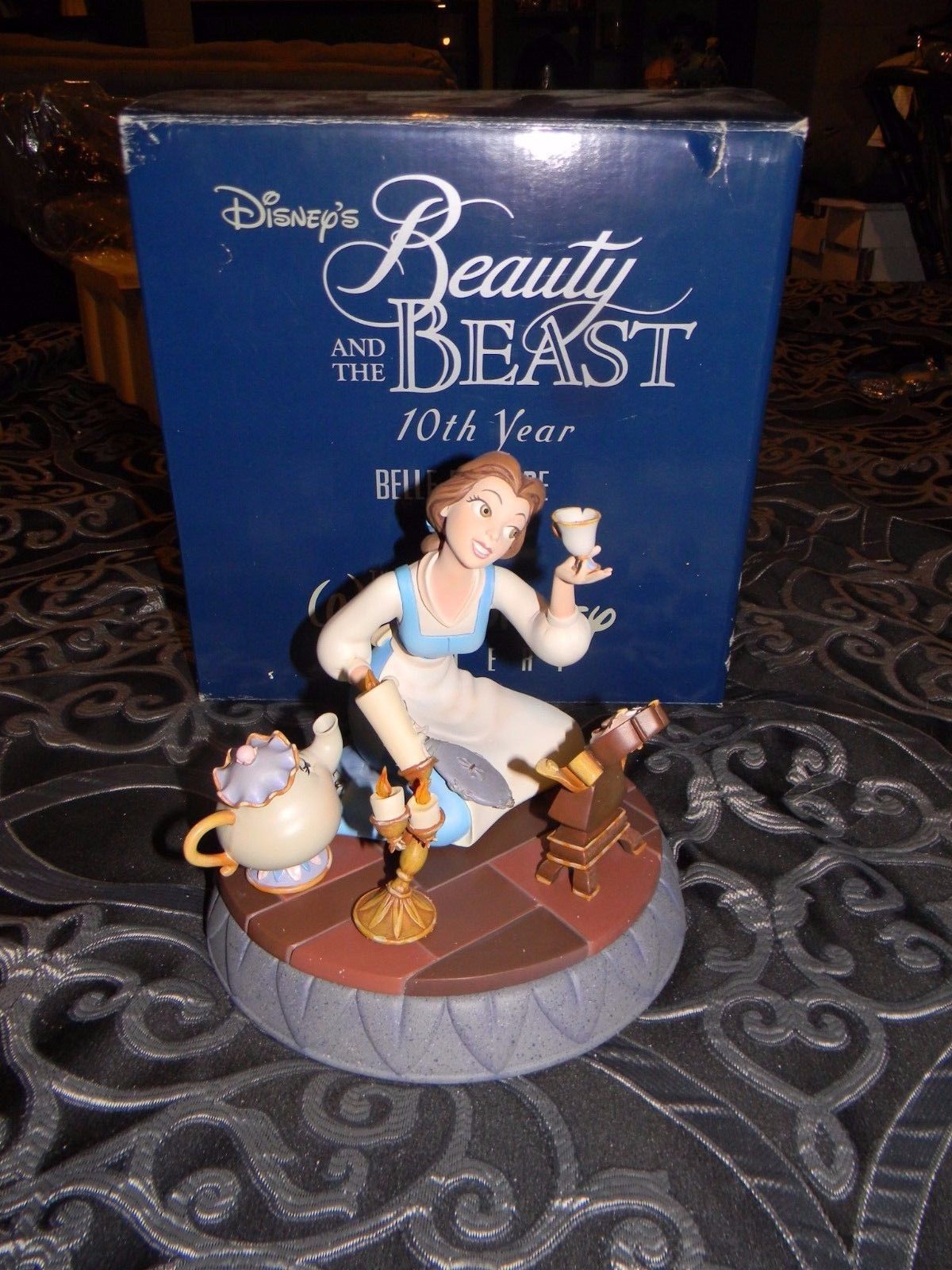 Markrita Disney Belle Figurine Beauty and the Beast 10th Anniversary