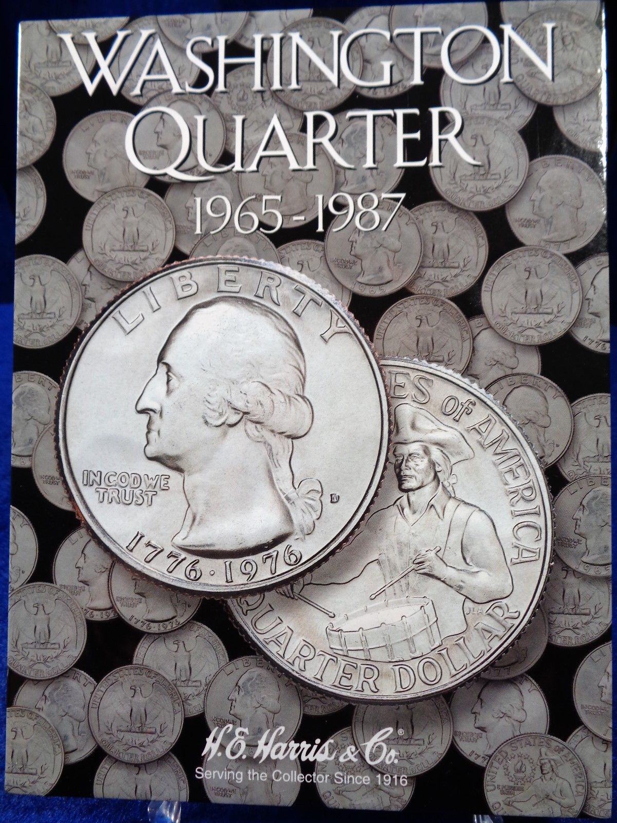 H.E. Harris Washington Quarter 1965-1987 Coin Folder #3, Album Book #2690