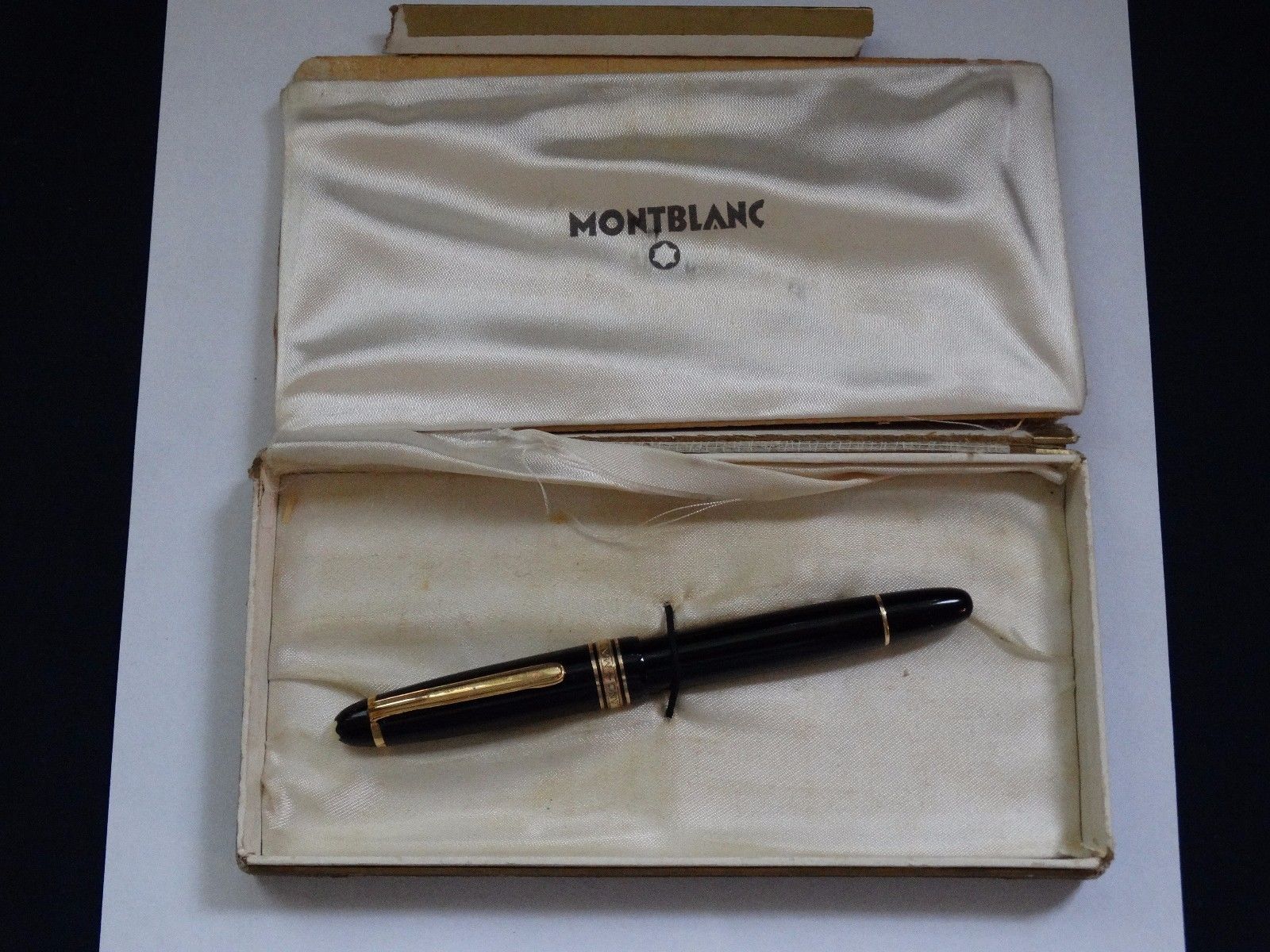 vintage Montblanc142 Masterpiece Fountain Pen 14k gold nib 585 ! (No.РАБ)