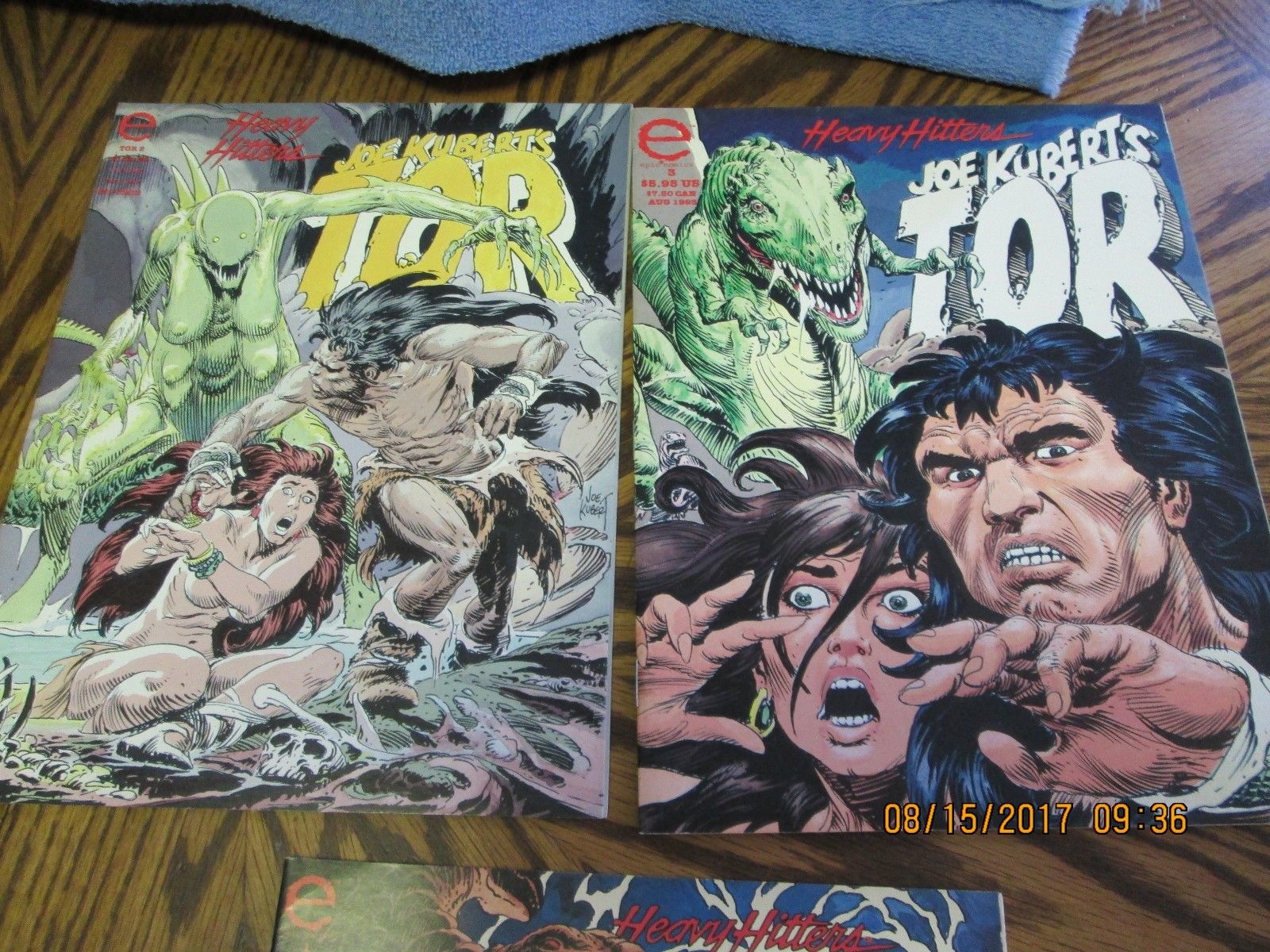 3 Heavy Hitters TOR by Joe Kubert, Graphic Novel Comic TPB