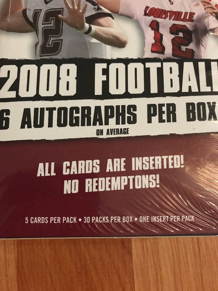 2008 Sage Hit Low Series Football Hobby Box Factory Sealed Matt Ryan Joe Flacco!