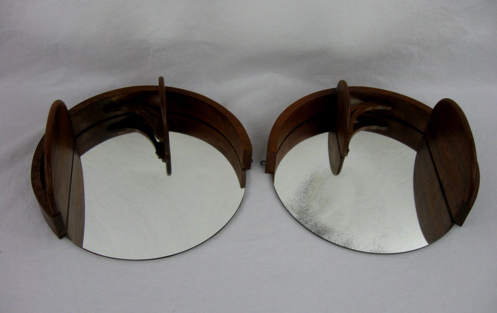 MID CENTURY MODERN,ART DECO,ART NOUVEAU, VINTAGE SHELF MIRRORS!  PAIR!