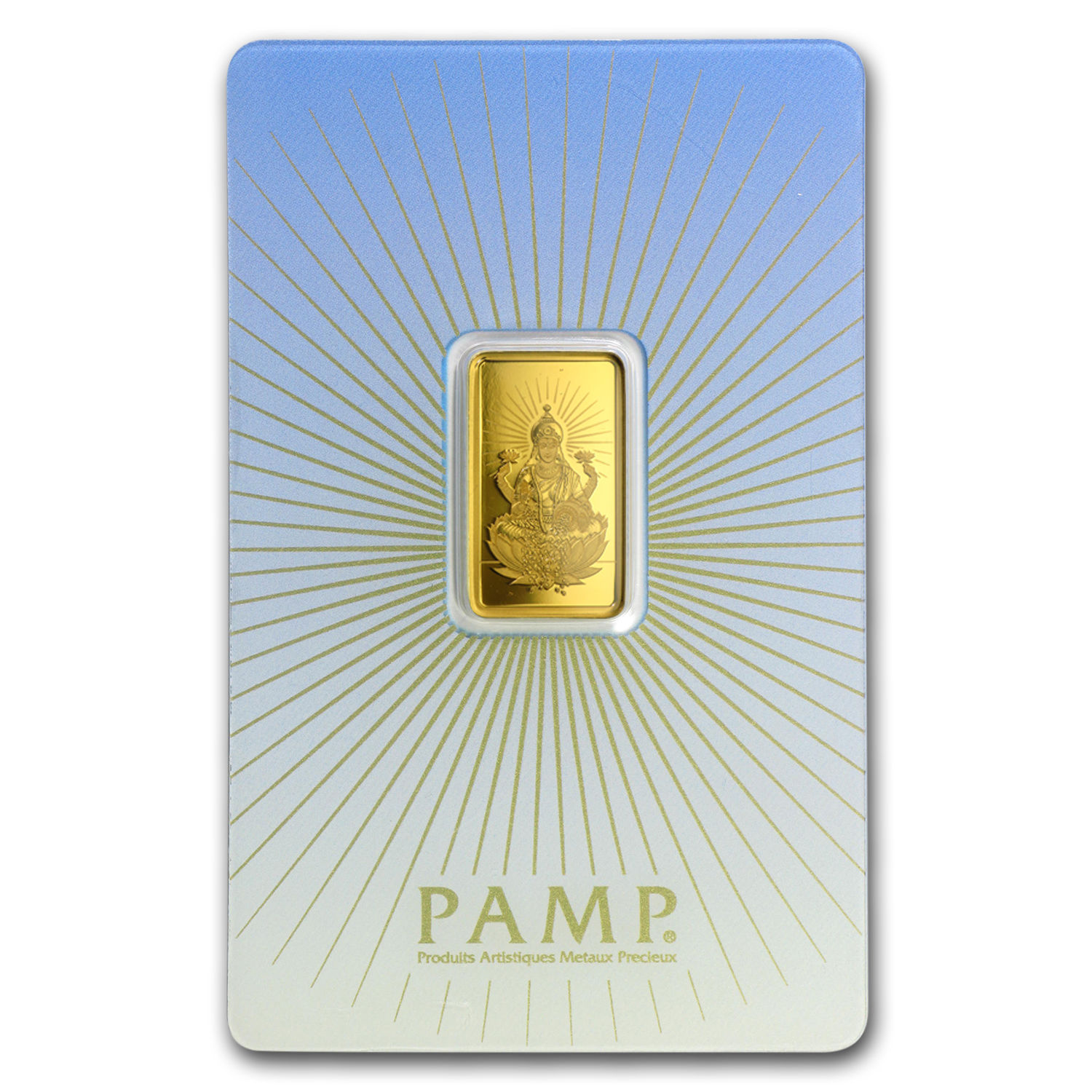 5 gram Gold Bar - PAMP Suisse Religious Series (Lakshmi) - SKU #94450