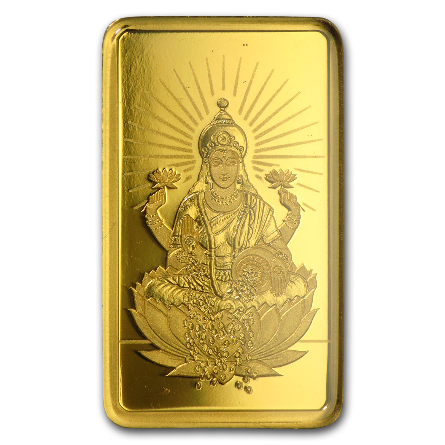 5 gram Gold Bar - PAMP Suisse Religious Series (Lakshmi) - SKU #94450