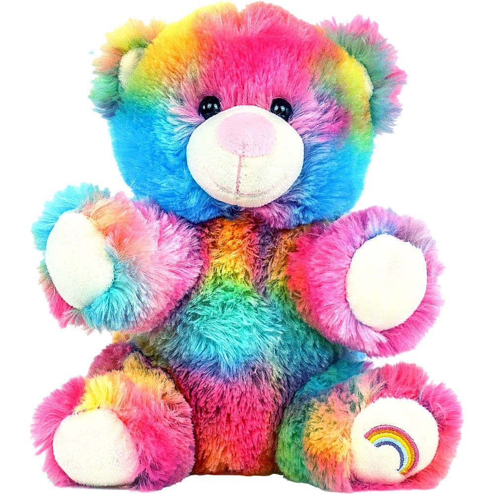 Regenbogen Tropfen Bär 10 " - Build a Plüsch Teddybär Fell Freund Party Set