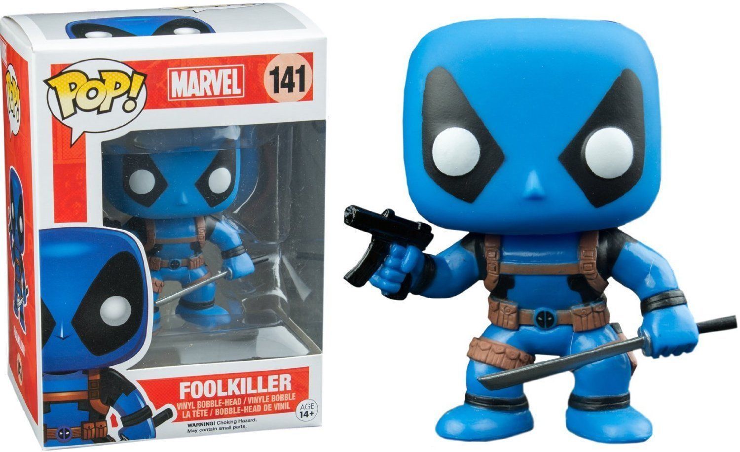 Funko Pop Marvel Deadpool Foolkiller  Vinyl-  Hot Topic Exclusive - #141 - NEW