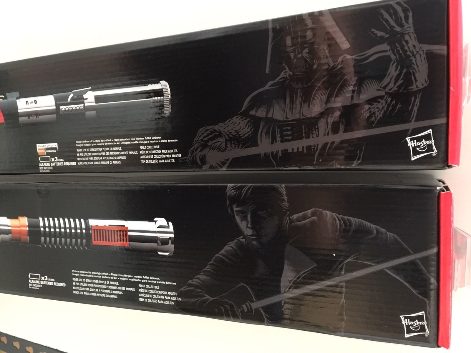 Star Wars The Black Series Darth Vader & Green Luke Force FX Lightsabers