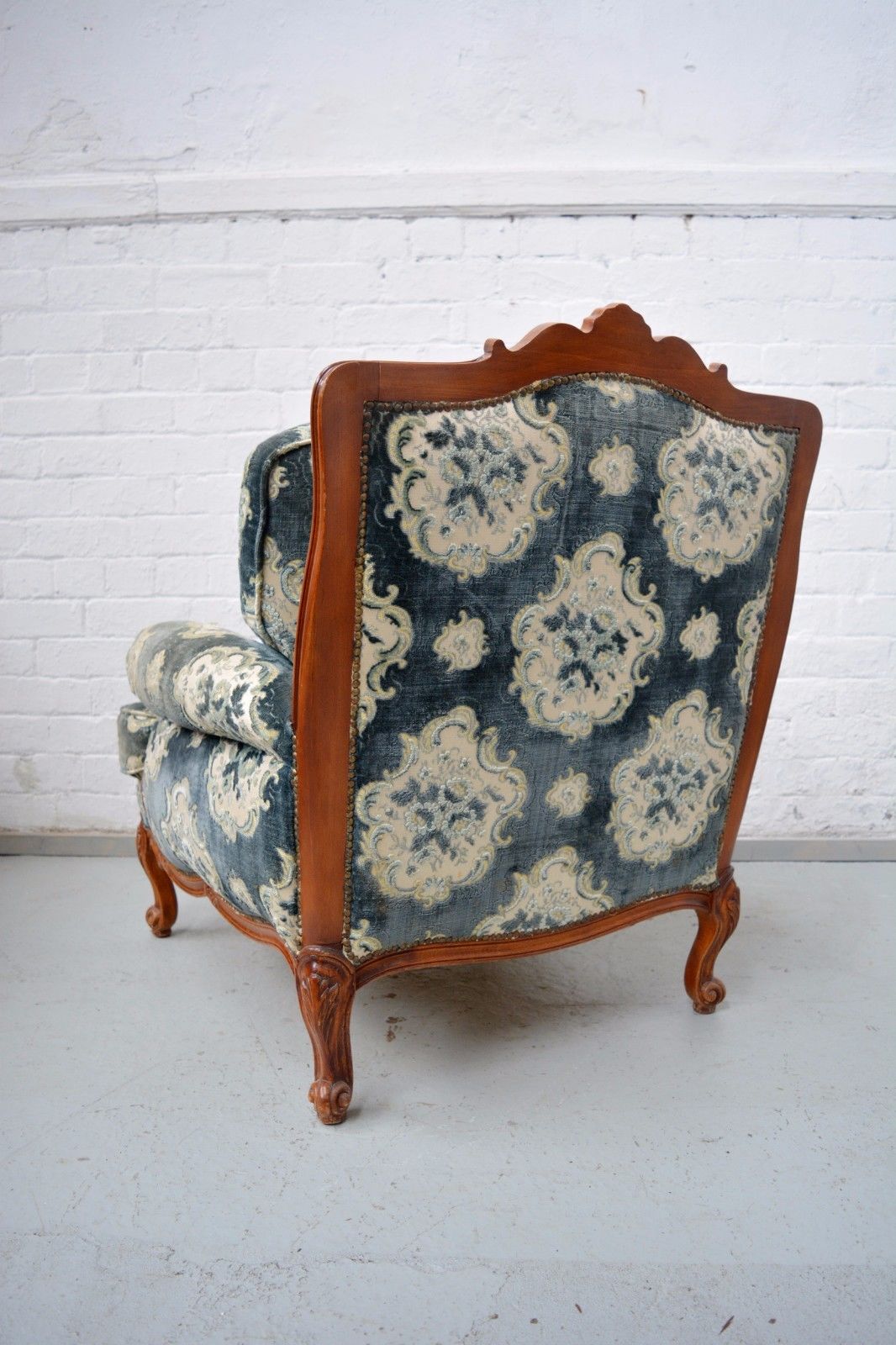 Large French Bergere Louis style Lounge chair / armchair