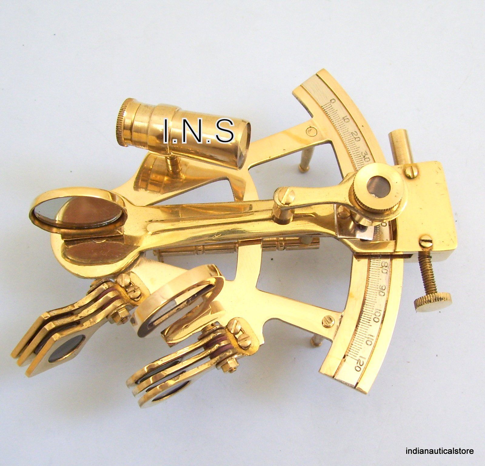 4'' NAUTICAL BRASS SEXTANT MARINE SEXTANT MARINE GIFT