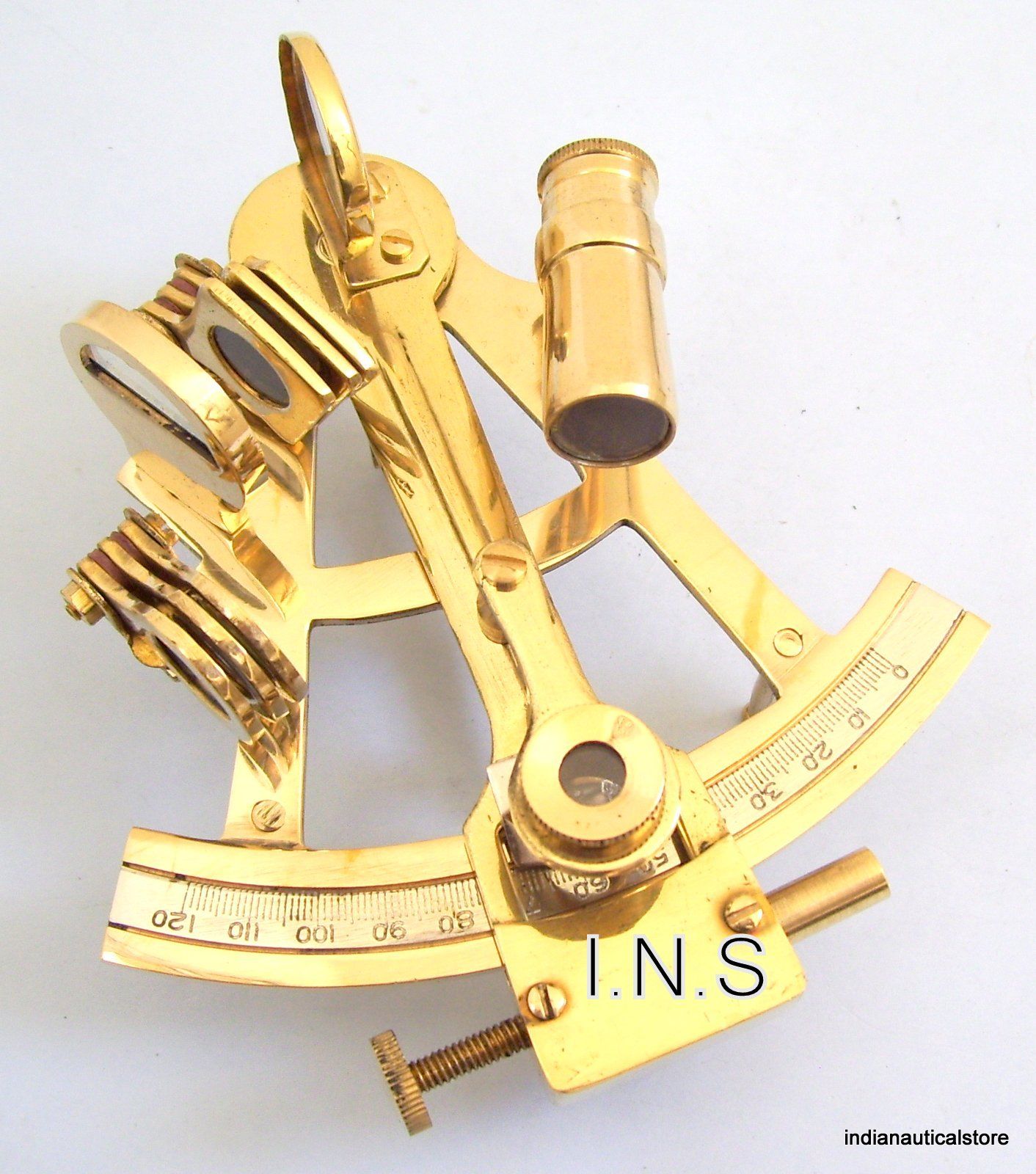 4'' NAUTICAL BRASS SEXTANT MARINE SEXTANT MARINE GIFT