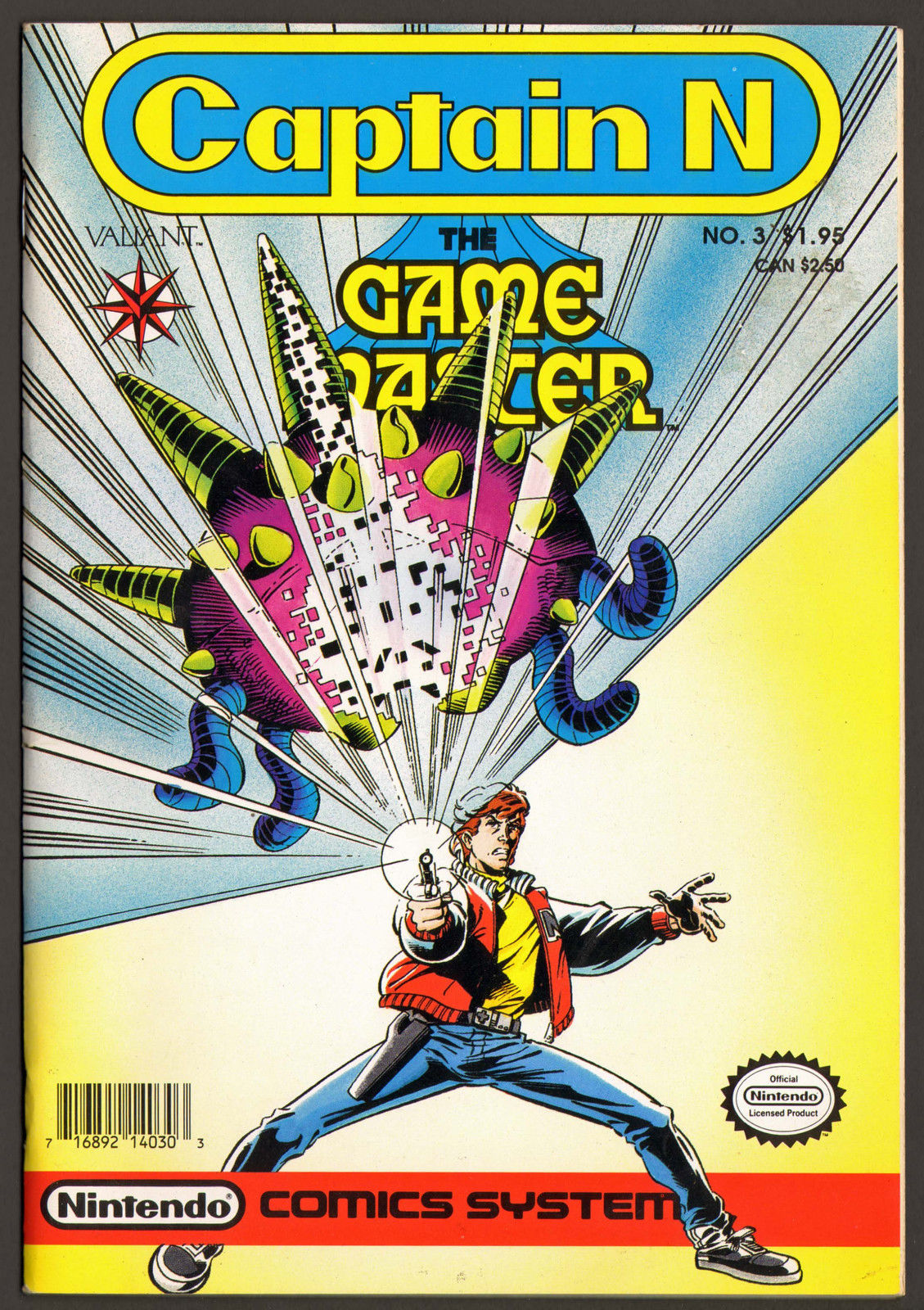 Captain N - The Games Player - Valiant / Nintendo Comics # 3 - 1990 - VG+