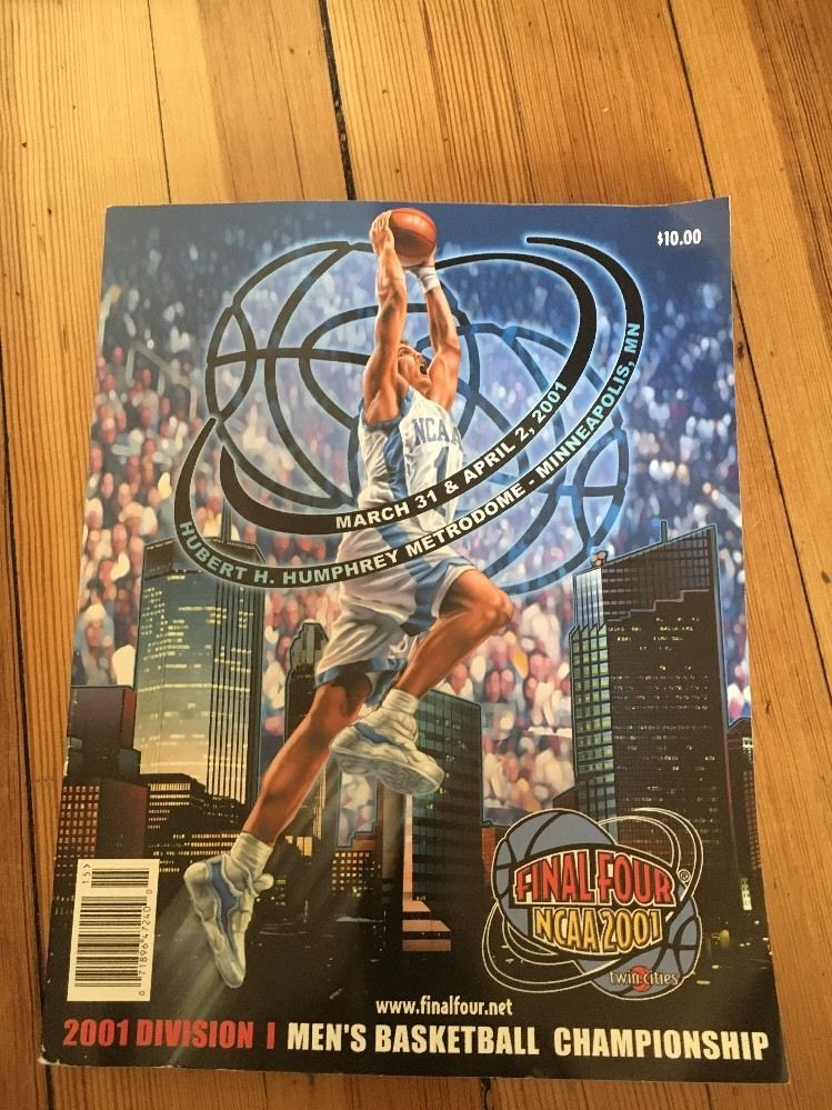 2001 Division One Men's Basketball Championship Program