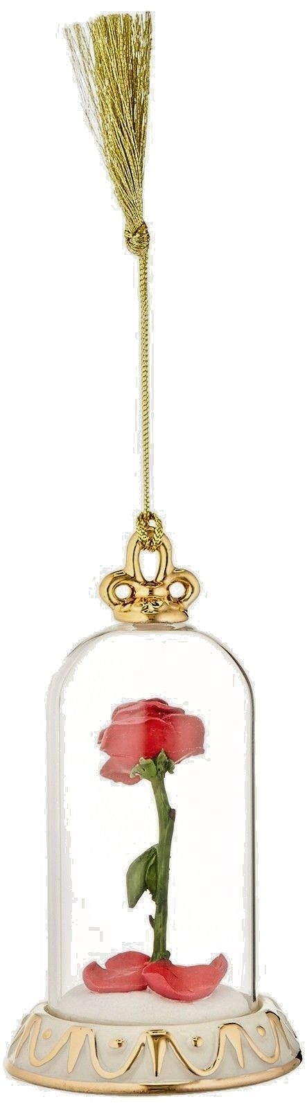 LENOX Ornament - DISNEY'S BEAUTY AND THE BEAST ROSE