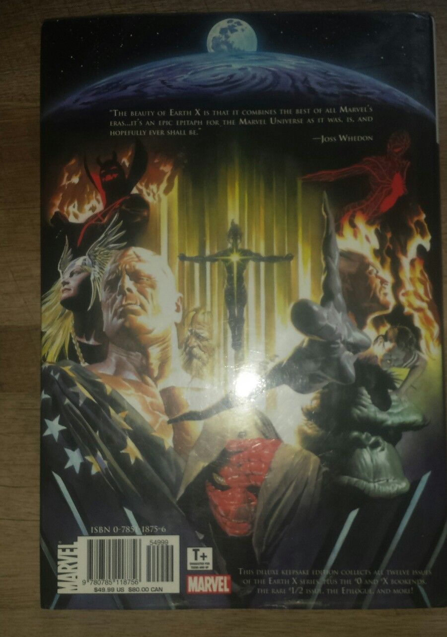 EARTH X HARDCOVER * OMNIBUS * MARVEL COMICS * OOP * ALEX ROSS * AVENGERS