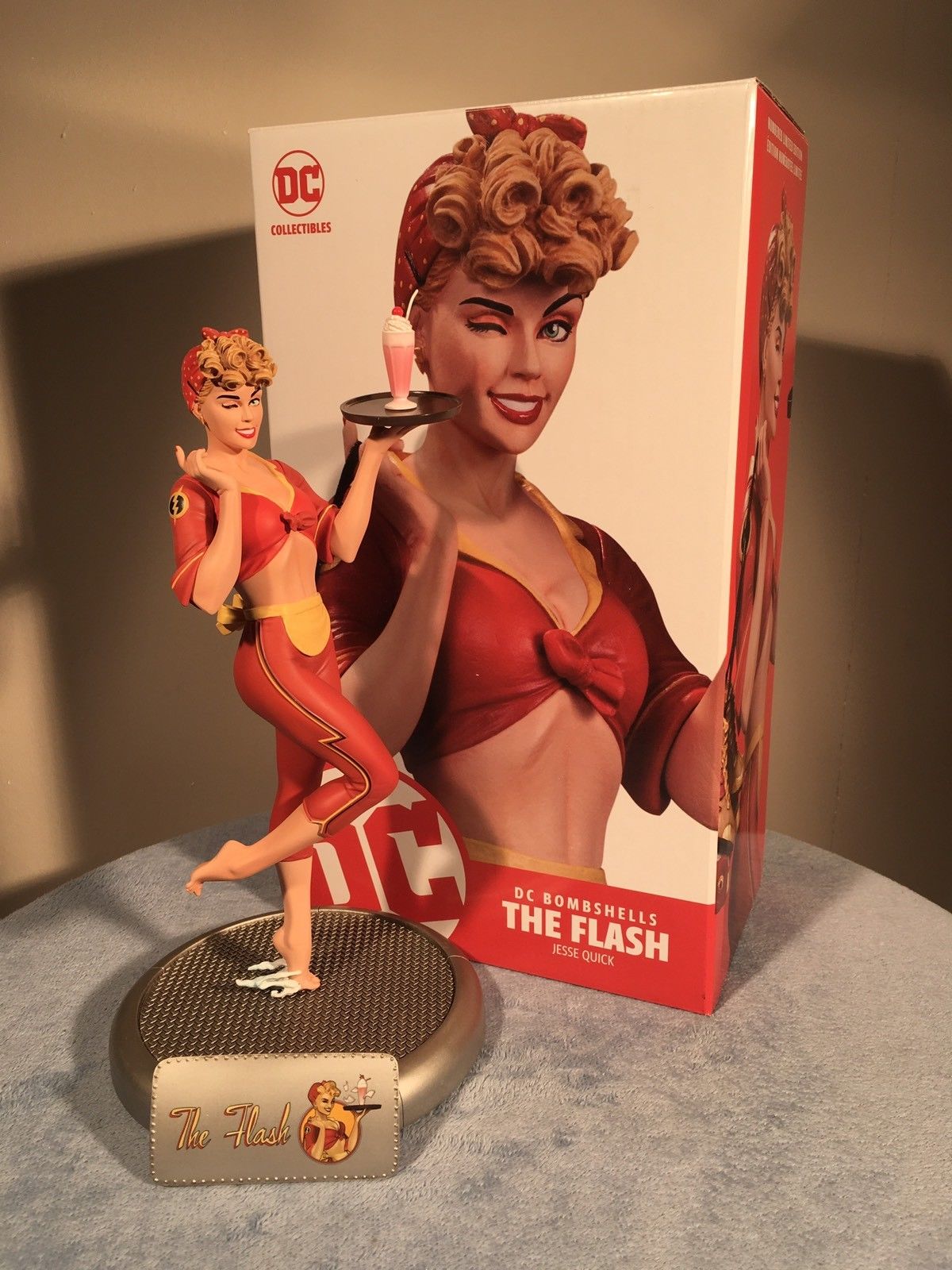 JESSIE QUICK THE FLASH DC COMICS BOMBSHELL STATUE DC Collectibles Ant Lucia