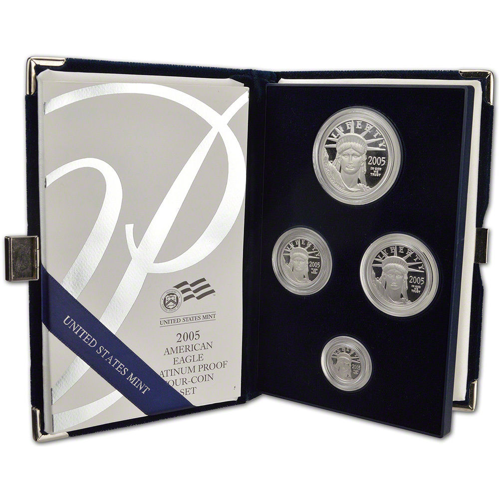 2005-W American Platinum Eagle Four-Coin Proof Set