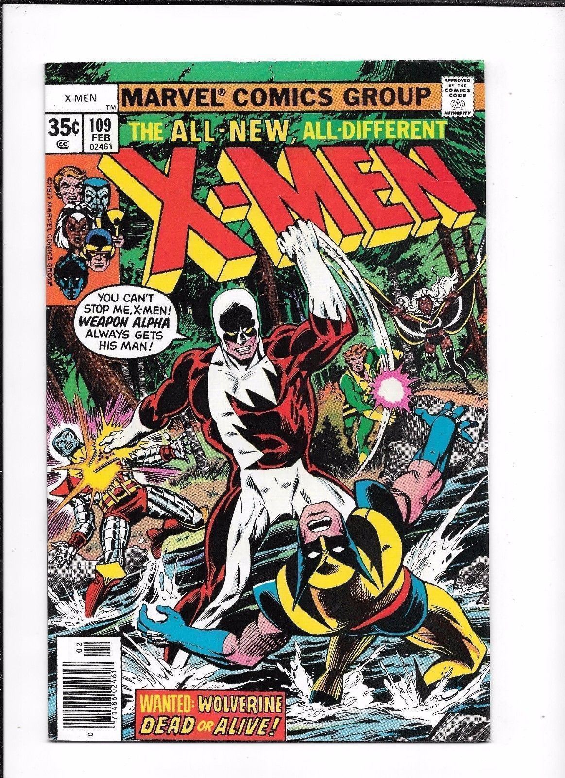 X-MEN #109 ==> NM- 1ST APPEARANCE OF WEAPON ALPHA MARVEL COMICS 1977