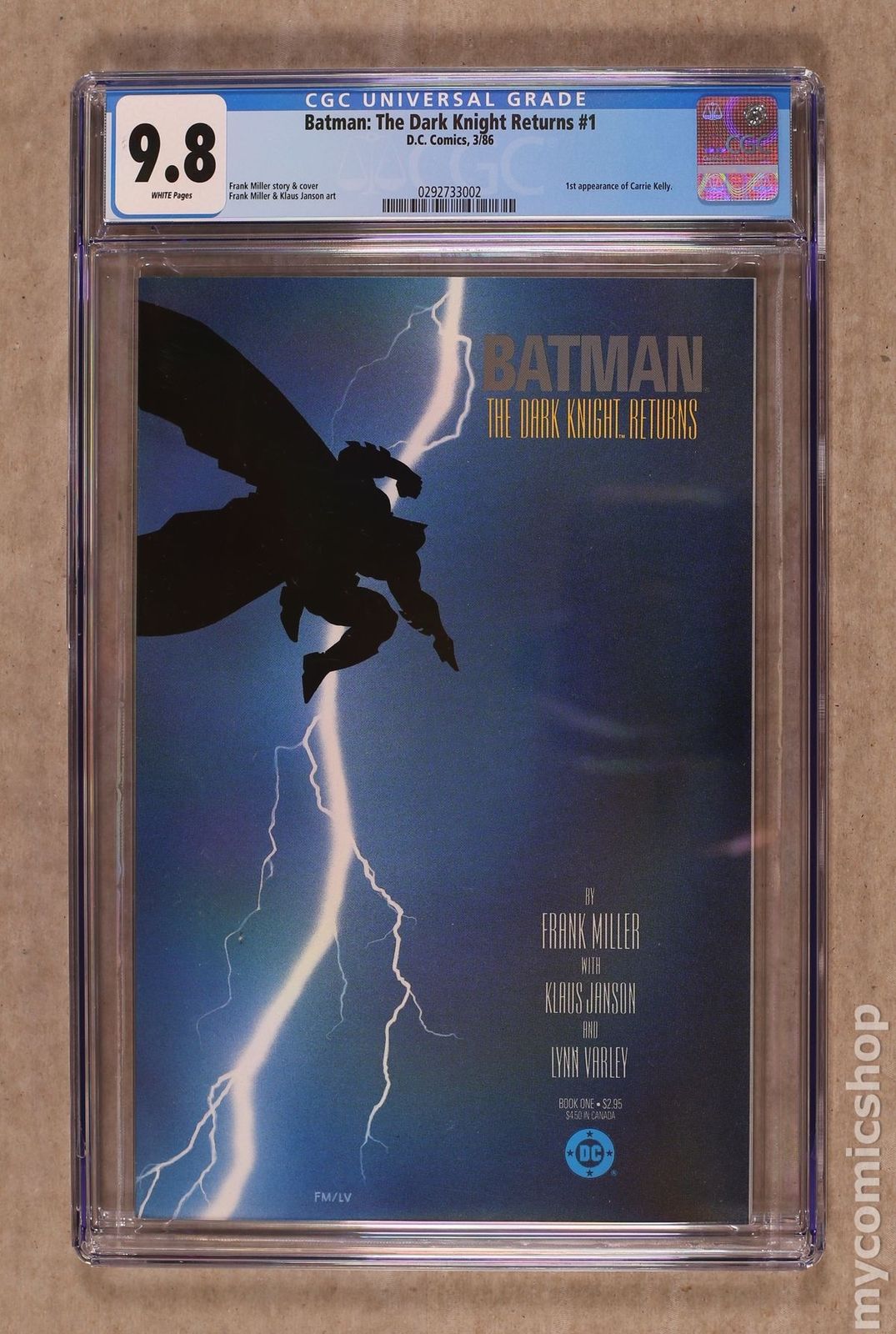 Batman The Dark Knight Returns (1986 1st Printing) #1 CGC 9.8 0292733002