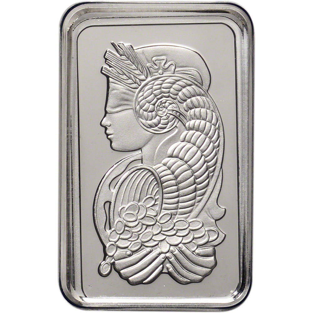 5 gram Platinum Bar - PAMP Suisse - Fortuna - 999.5 Fine in Sealed Assay