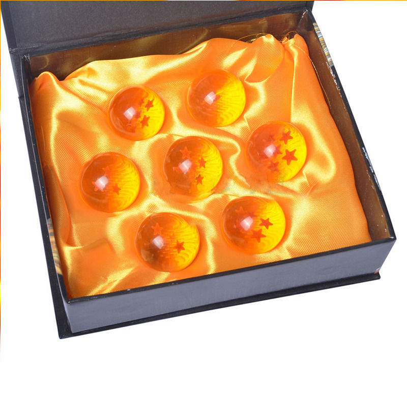 7x JP Anime Dragonball Dragon Ball Z Stars Crystal Ball Collection Gift with Box