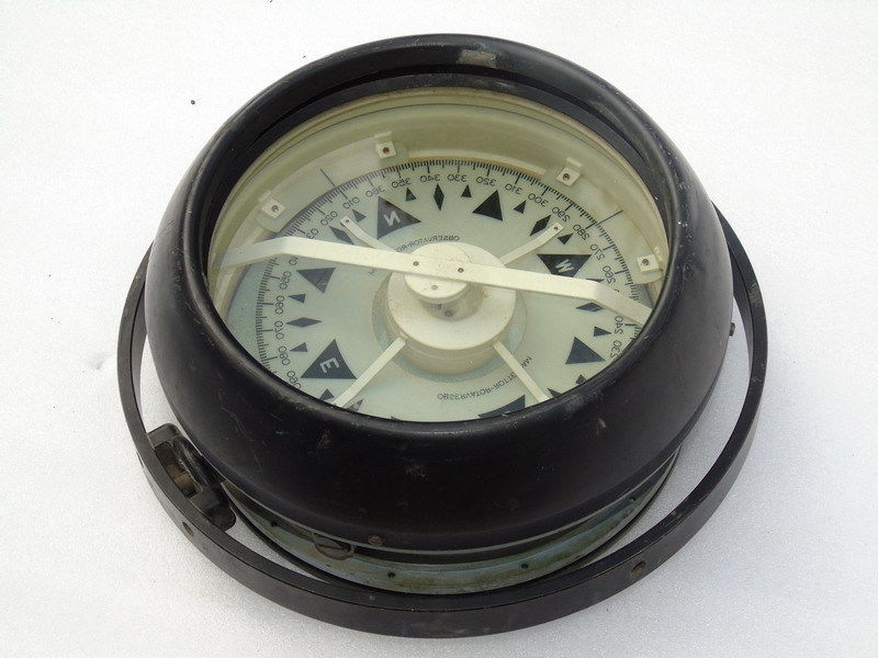 HUGE OBSERVATOR ROTTERDAM PILOT ELECTRIC SHIPS MARINE BINNACLE MAGNETIC COMPASS