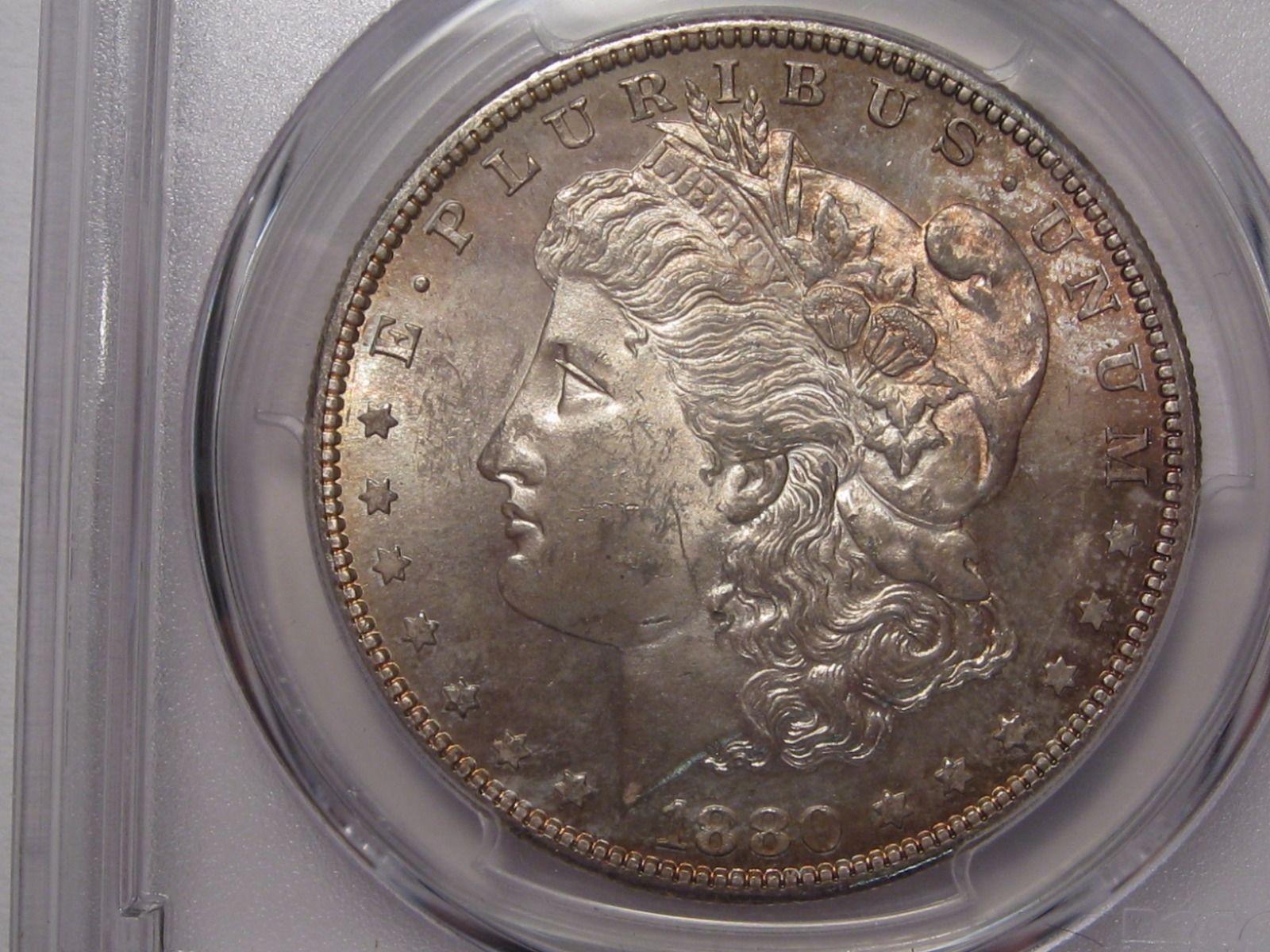 BU 1880-s US Silver MORGAN DOLLAR. PCGS MS63.  #15