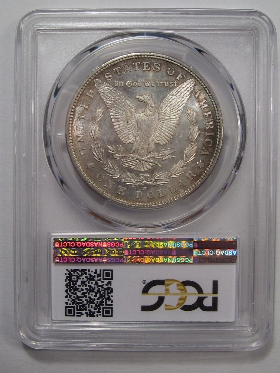 BU 1880-s US Silver MORGAN DOLLAR. PCGS MS63.  #15