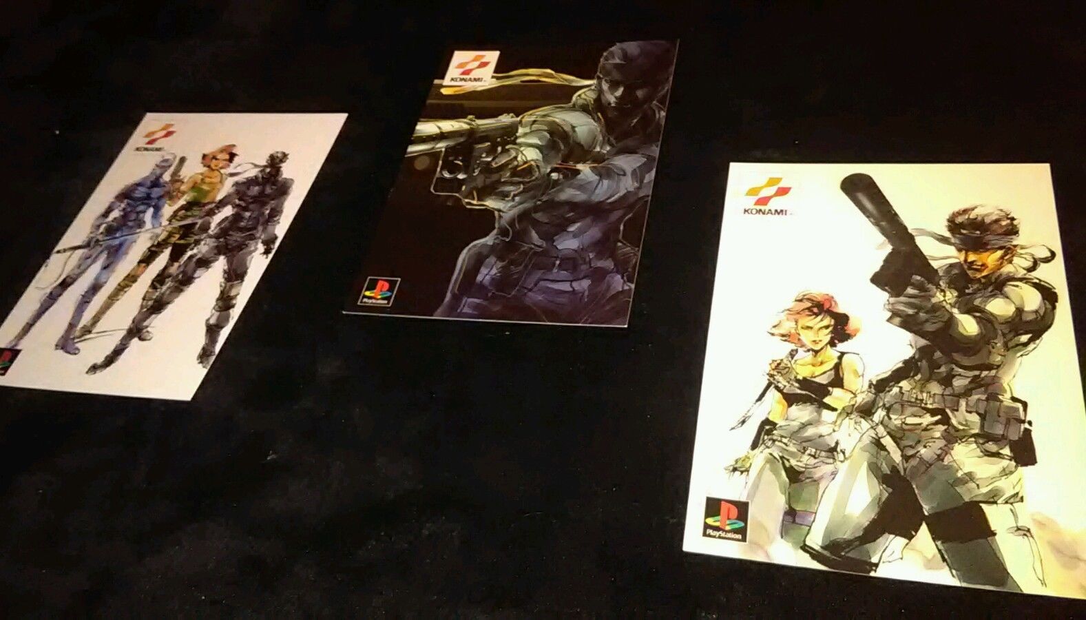 METAL GEAR SOLID PROMOTIONAL FRENCH POSTCARD SET