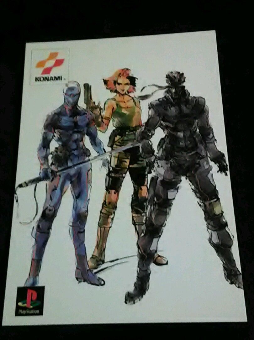 METAL GEAR SOLID PROMOTIONAL FRENCH POSTCARD SET