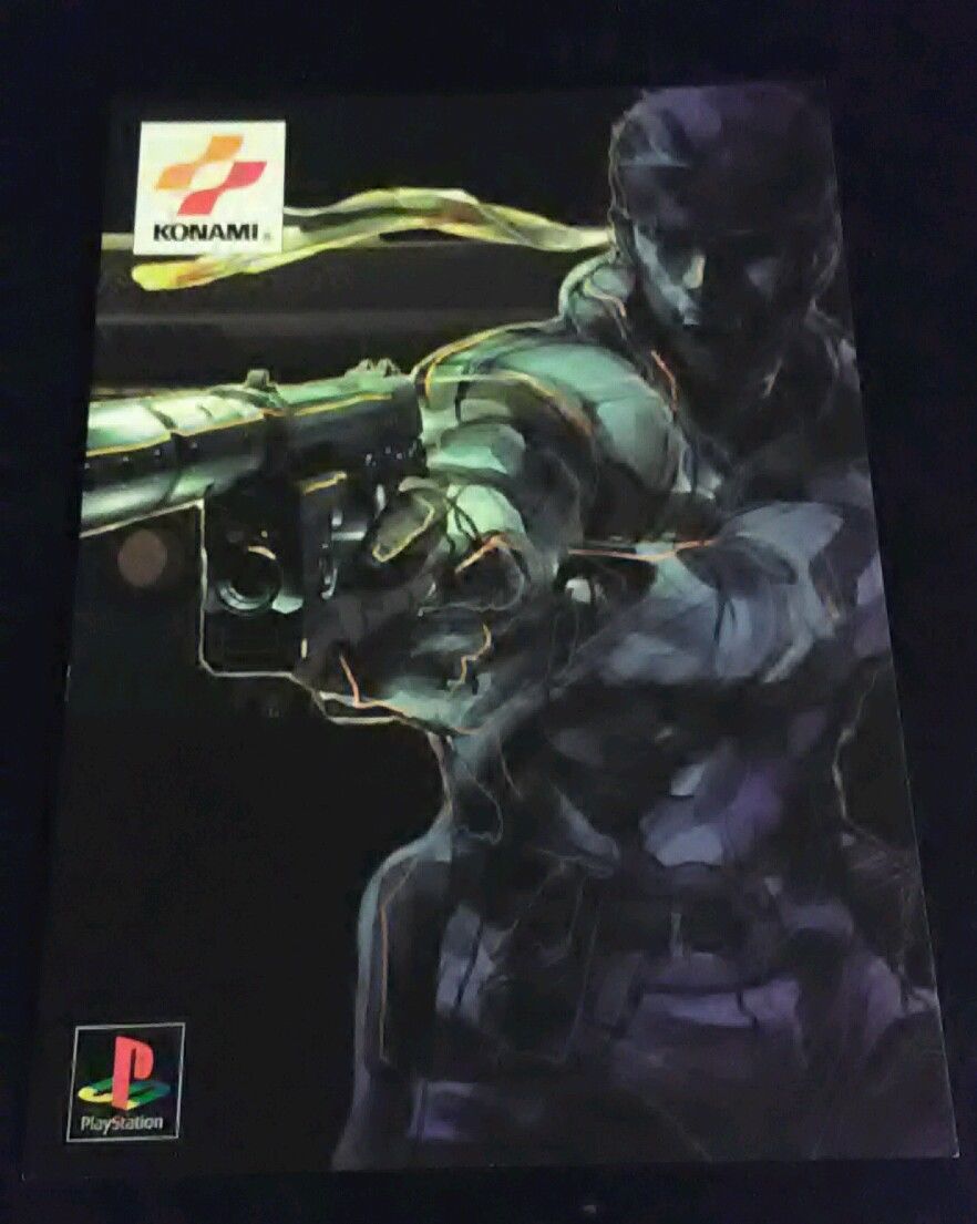 METAL GEAR SOLID PROMOTIONAL FRENCH POSTCARD SET